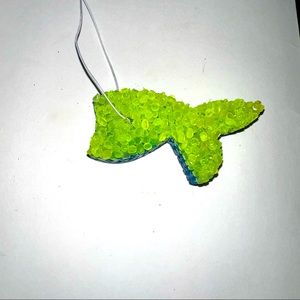 Car Freshies whale tale blue side is barbershop yellow side is Gardenia